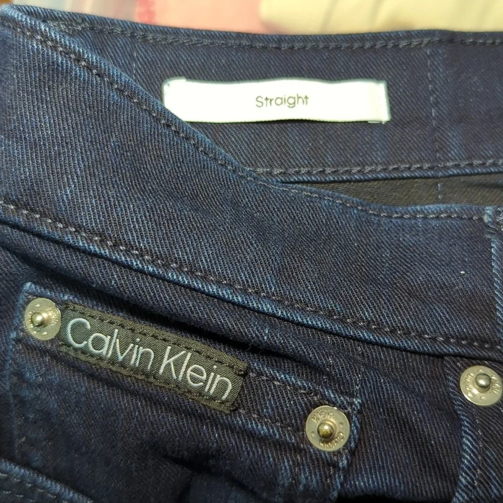 Calvin Klein Straight Leg Jeans Dark Wash Stretch Men's Size 32x29